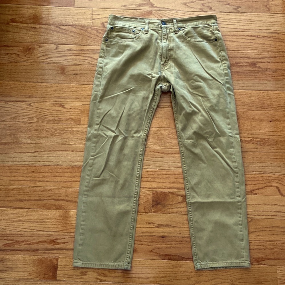 Mens mustard brown Levi’s size 34W 30L